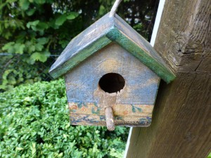 kein Wohnung für Vögel - nur Zierde! 